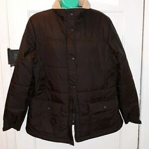 Lands End puffy winter coat large 14 16